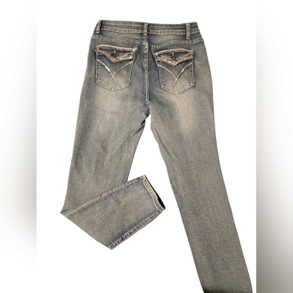 Women Light Blue Wash Jeans Size 8